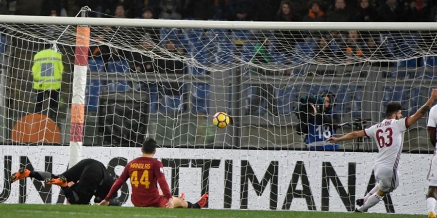 Setelah 6 Tahun, Akhirnya AC Milan Taklukan AS Roma di Olimpico