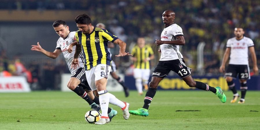 VIDEO - Parah! 5 Kartu Merah Warnai Laga Panas Fenerbahce Vs Besiktas, Salah Satunya untuk Mantan Pemain Inter Milan