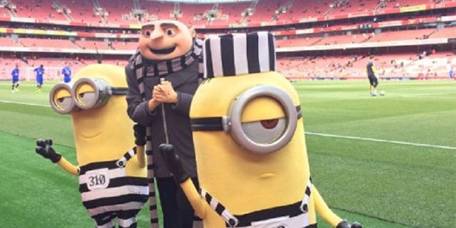 Gru dan Minions Jadi Tamu Istimewa Emirates Cup, Netizen: Apakah Lemar Ada di Balik Kostum Itu? 