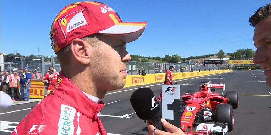 Inilah Perasaan Sebastian Vettel Usai Raih Pole Position GP Hungaria