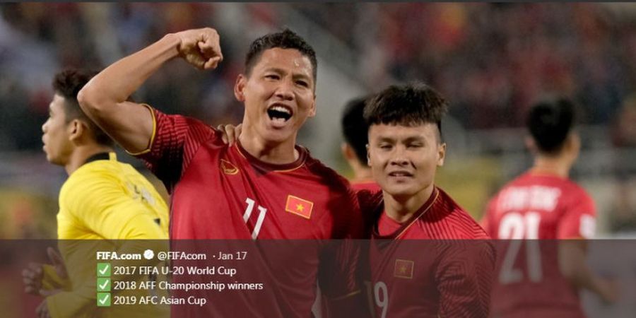 Hasil Piala Asia 2019 - Vietnam Lolos ke Perempat Final, Thailand Disetop China