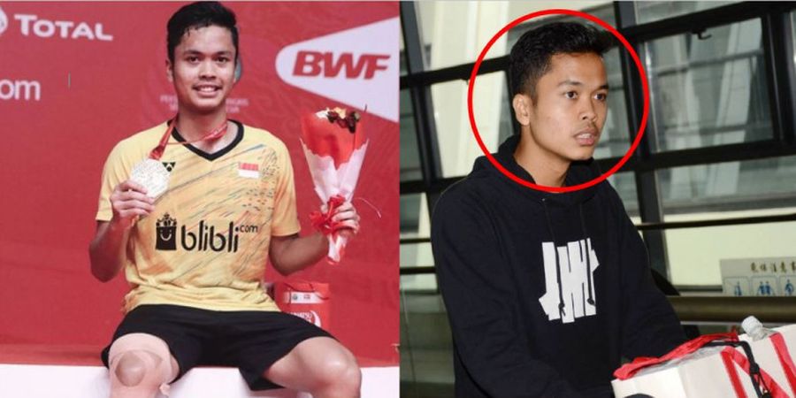 China Open 2018 - Ekspresi Anthony Ginting Saat Baru Turun dari Pesawat Sukses Buat Netizen Ngakak