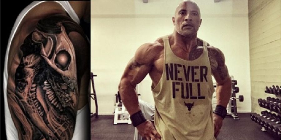 Dwayne Johnson Mengganti Tato Ciri Khasnya dengan Gambar Ini