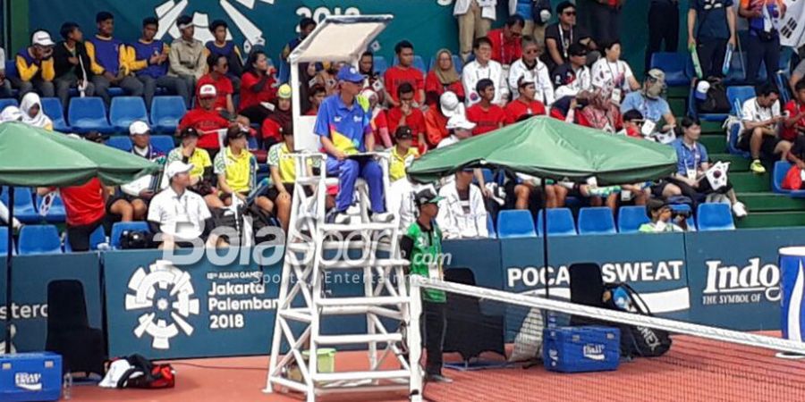 Soft Tenis Asian Games 2018 - Riuhnya Penonton Indonesia Bikin Wasit Geregetan