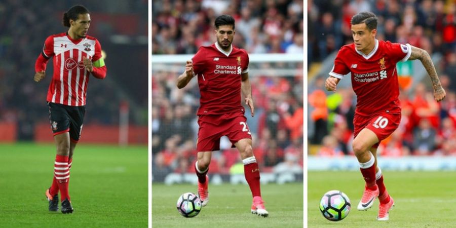 Resolusi Liverpool 2017 - Soal Virgil van Dijk, Emre Can, dan Phillipe Coutinho