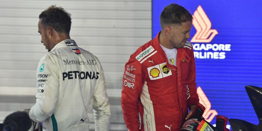 Tanpa 6 Kesalahan Ini, Sebastian Vettel Seharusnya Unggul 73 Poin dari Lewis Hamilton