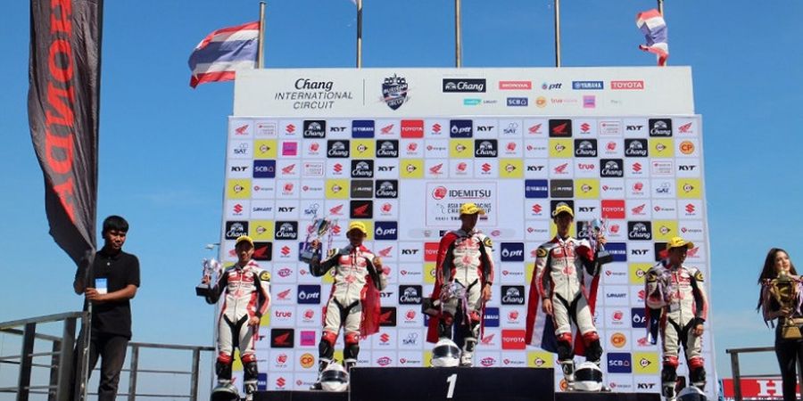 2 Pebalap Indonesia Raih 5 Podium Sepanjang Thailand Talent Cup 2017