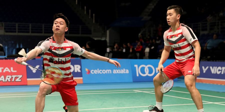 Indonesia Open 2018 - Marcus/Kevin Terlambat Panas, Dukungan Suporter Jadi Penawarnya