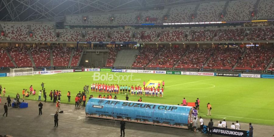 Minim Peluang, Timnas Indonesia Tertinggal dari Singapura di Babak Pertama