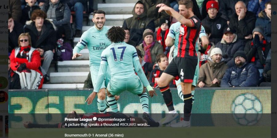 Hasil Liga Inggris - Atasi Bournemouth, Arsenal Tempel Chelsea di Klasemen