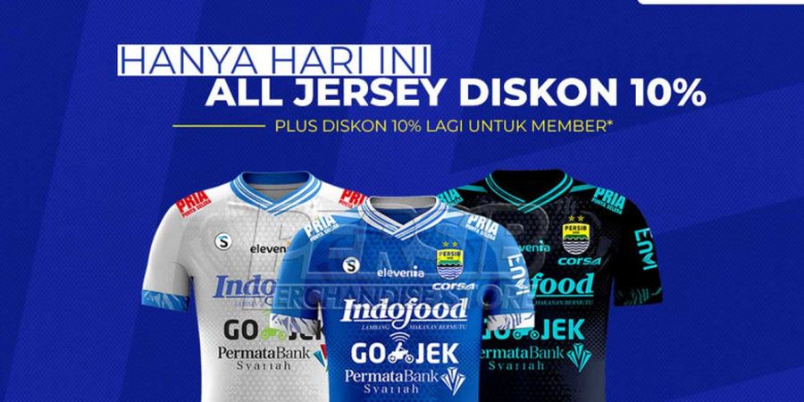 Jersey Ketiga Maung Bandung Edisi Khusus Masih Tersedia di Gerai Ini