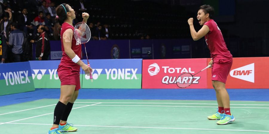 Mantap, Greysia Polii/Apriyani Rahayu Singkirkan Unggulan 1 India Open 2018, Begini Respon Heboh Netizen 