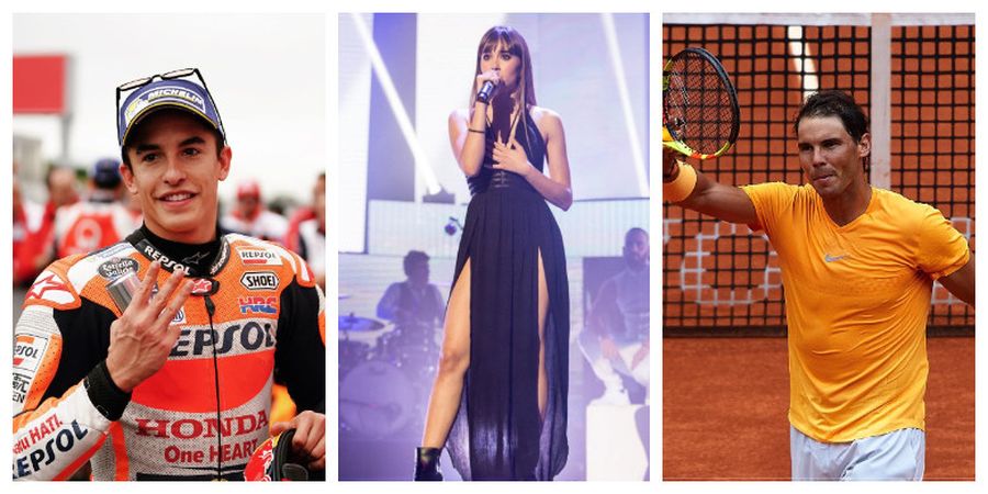 Bukan Cuma Marc Marquez, Rafael Nadal Juga Pernah Rasakan Pelukan Aitana