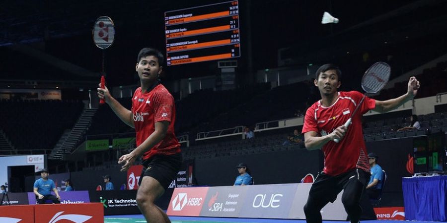 Singapore Open 2018 - Bermain Lebih Sabar Jadi Kunci Kemenangan Angga/Rian