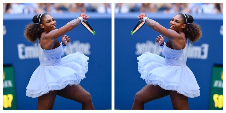 Menangkan Laga Semifinal US Open 2018, Serena Williams Memukau Pakai Rok Tutu Ballerina