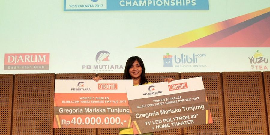 Gregoria Mariska dari Belum Bisa Mengikat Tali Sepatu hingga Jadi Juara Dunia Junior 2017