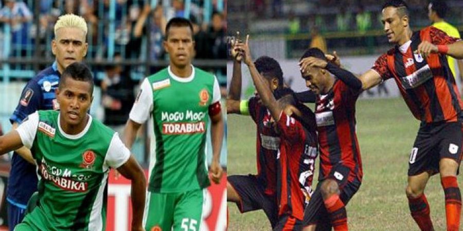 PS TNI Vs Persipura - Didominasi Tuan Rumah, Skor Masih Imbang di Babak Pertama