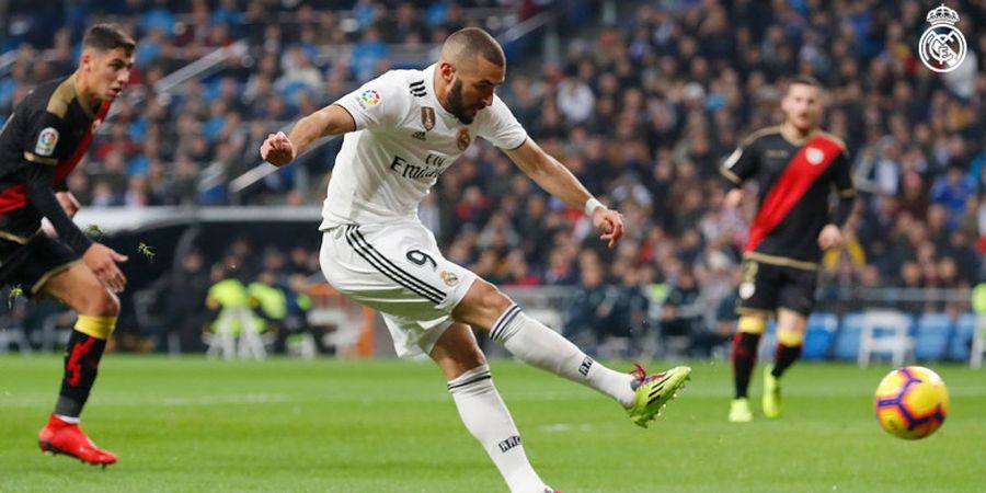 Real Madrid Vs Rayo Vallecano - Benzema Buka Keran Gol Los Blancos pada Babak Pertama