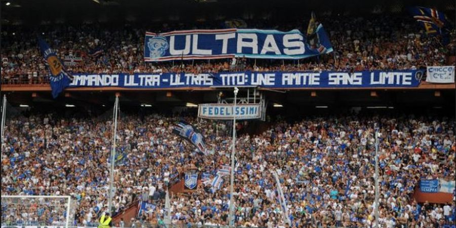 Sampdoria Vs Juventus - Suporter Iringi Kemenangan Il Samp