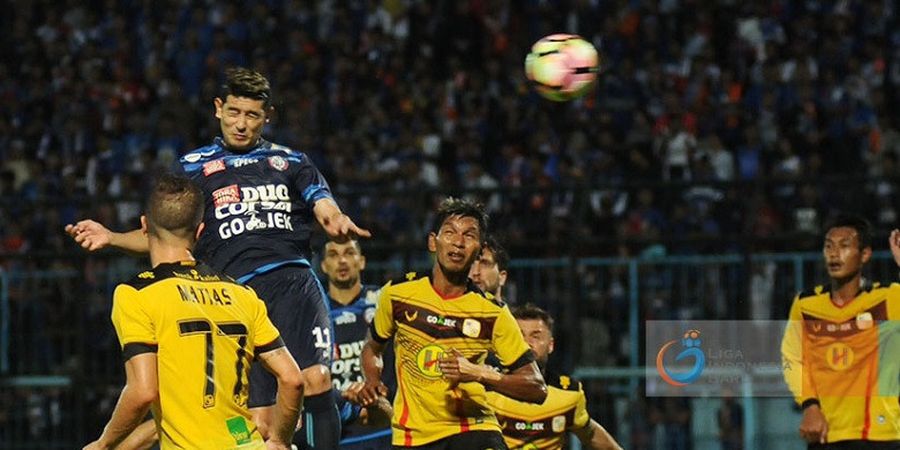 Esteban Viscarra Persembahkan Kemenangan untuk Arema FC di Kandang Barito Putera