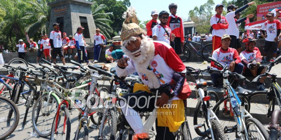 15 Tahun Jadi Hanoman, Sakimin Pun Didaulat Sebagai Peserta dengan Kostum Terbaik pada Pit-pitan Haornas 2018