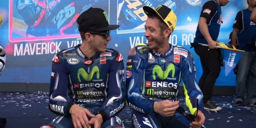 Logo Movistar Berubah, Ada yang Baru di Seragam Valentino Rossi dan Maverick Vinales?