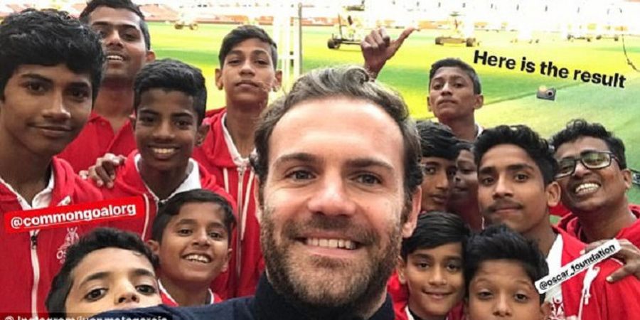 Jelang Liverpool Vs Manchester United, Juan Mata Menjadi Tour Guide untuk Anak-anak Kurang Mampu