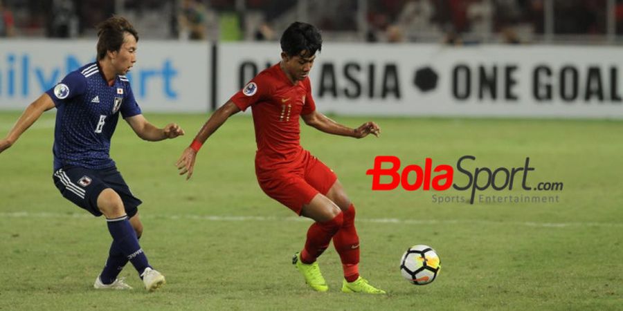 Piala Asia U-19 2018 - Timnas U-19 Indonesia Sementara Tertinggal dari Jepang