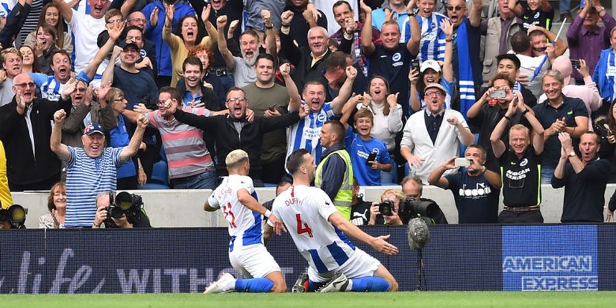 Babak Pertama Brighton & Hove Albion Vs Manchester United - Setan Merah Tertinggal 1-3