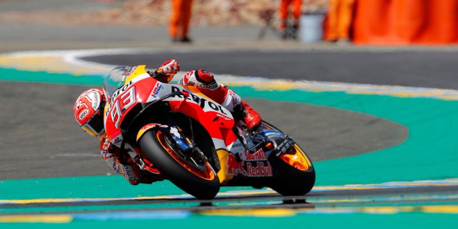 Hasil MotoGP Prancis 2018 - Marc Marquez Sukses Curi Kemenangan di Saat Dovizioso dan Zarco Merana