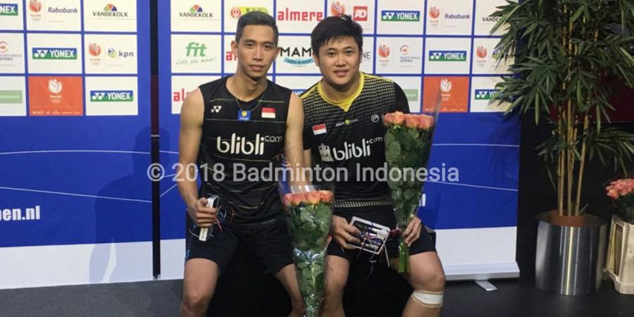 Penantian Panjang Ade/Wahyu Raih Gelar Juara Pertama pada 2018