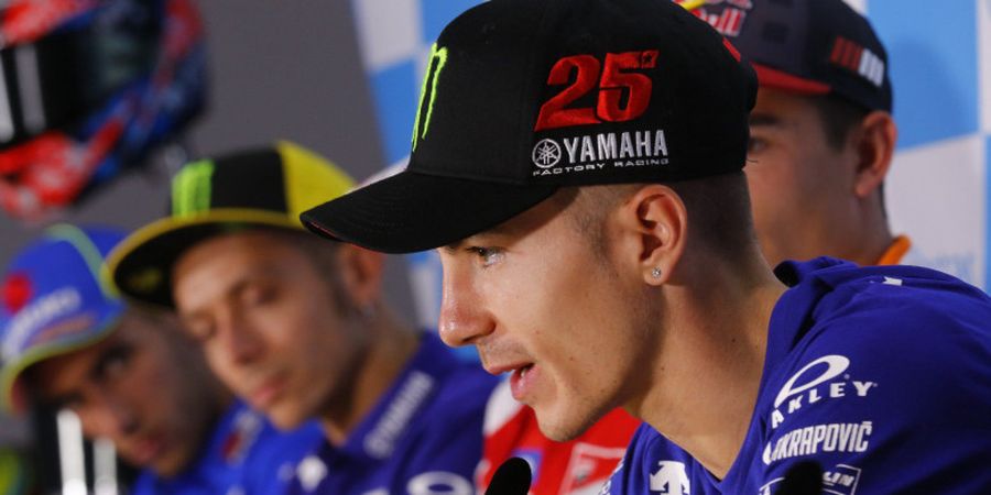 Puasa Kemenangan Hingga 10 Seri Tersisa, MotoGP 2017 Jadi yang Tersulit Bagi Valentino Rossi dan Maverick VInales