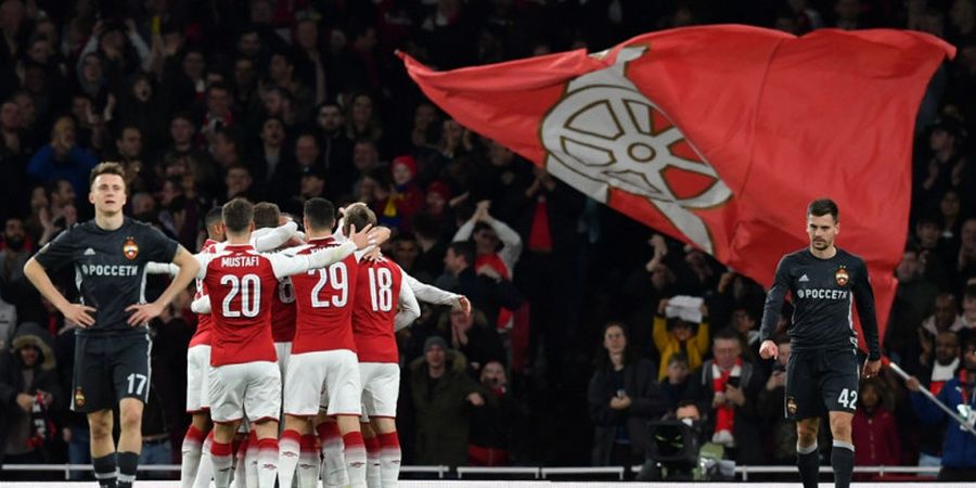 Hasil Liga Europa - Arsenal Cukur CSKA Moskva