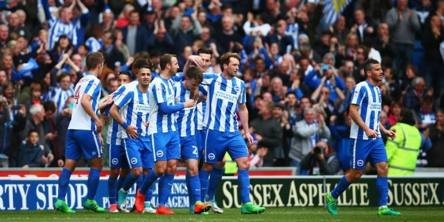 Tekuk Wigan, Brighton Pastikan Tiket Promosi ke Premier League
