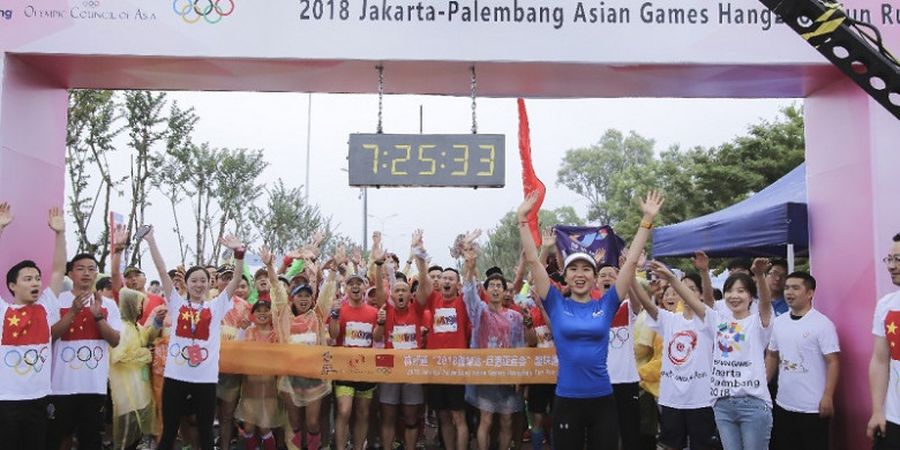 Ragam Tema Warnai Asian Games 2018 OCA Fun Run di China