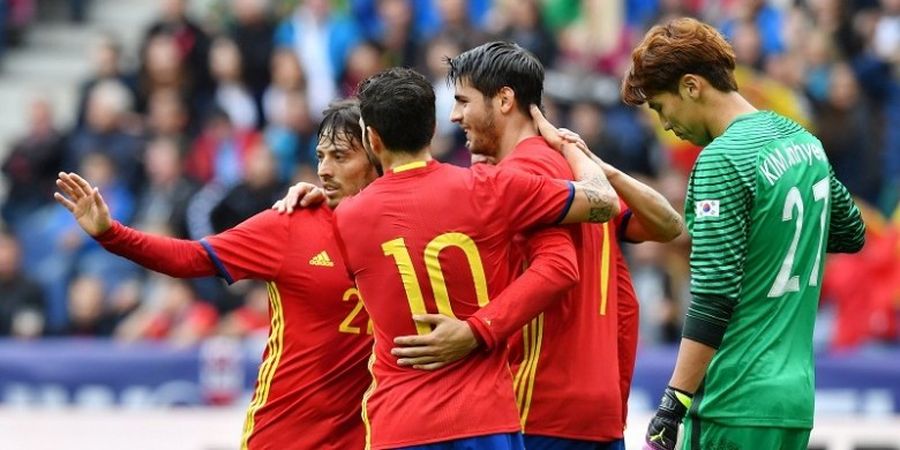 Spanyol Raih Kemenangan Telak atas Korea Selatan