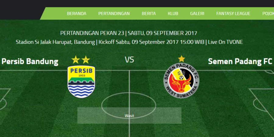 Jadwal Pertandingan Diubah, Laga Persib Vs Semen Padang Tetap Tayang Di Televisi