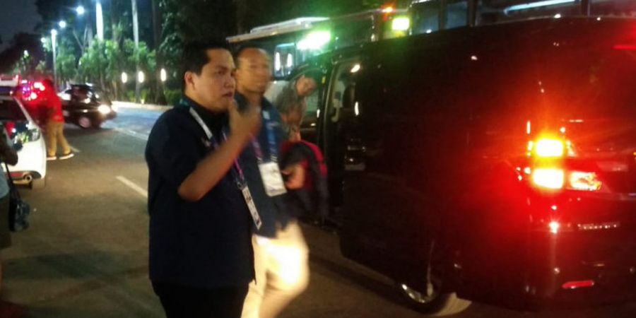 Asian Games 2018 - Mobil Tanpa Stiker Berkeliaran di GBK, Erick Thohir Marah Besar