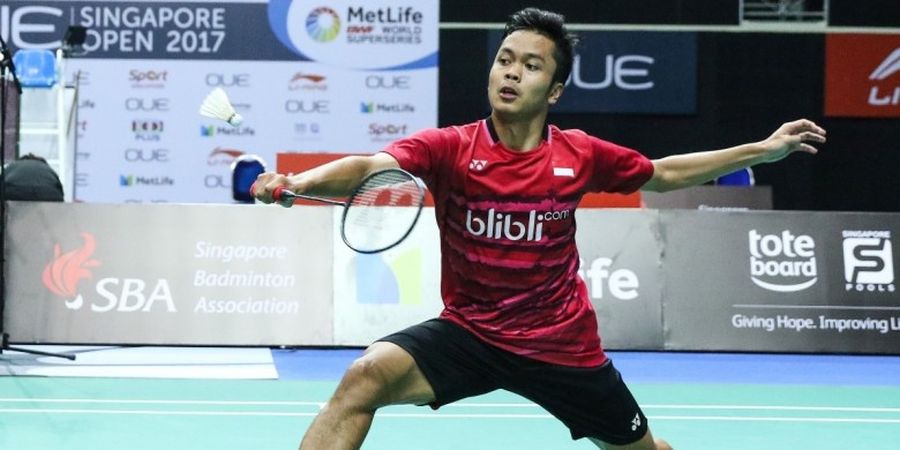 Menghitung Peluang Anthony Sinisuka Ginting di Kejuaraan Dunia Bulu Tangkis 2017