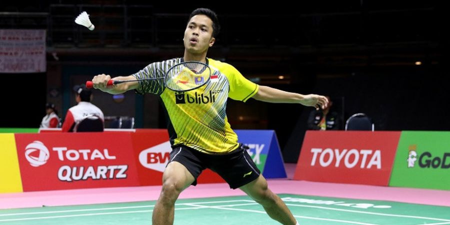 Malaysia Open 2018 - Gagal Comeback, Anthony Sinisuka Ginting Takluk di Tangan Kento Momota