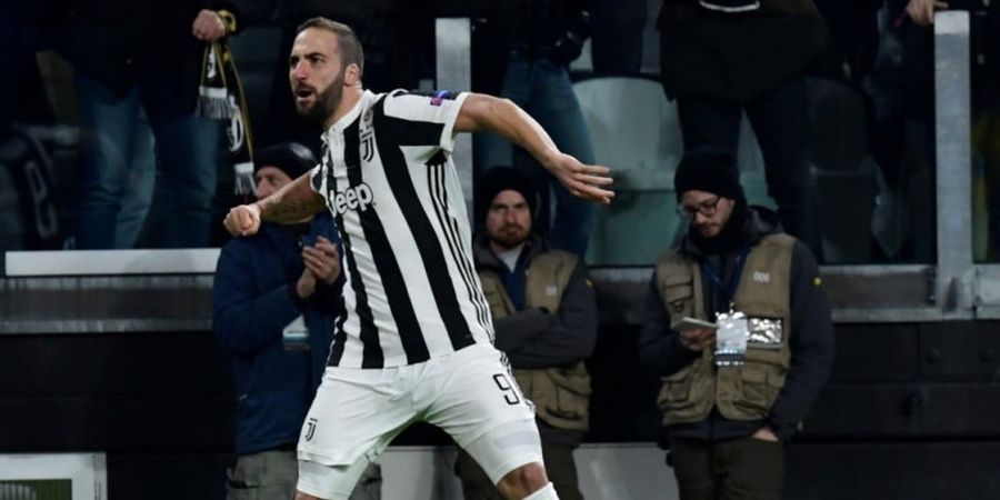 8 Menit, 7 Detik! Gonzalo Higuain Catat Rekor Gol Dobel Tercepat di Liga Champions