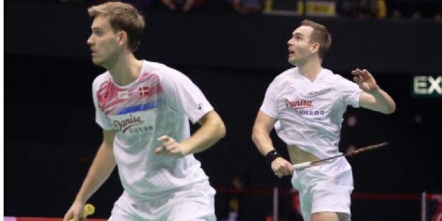 BWF Superseries Finals 2017 - Kalah dari Marcus Gideon/Kevin Sanjaya, Duo Mads Denmark Balas Dendam ke Ganda Putra China