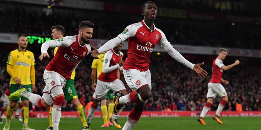 Hasil Piala Liga Inggris - Supersub Berusia 18 Tahun Jadi Pahlawan Kemenangan Arsenal atas Norwich