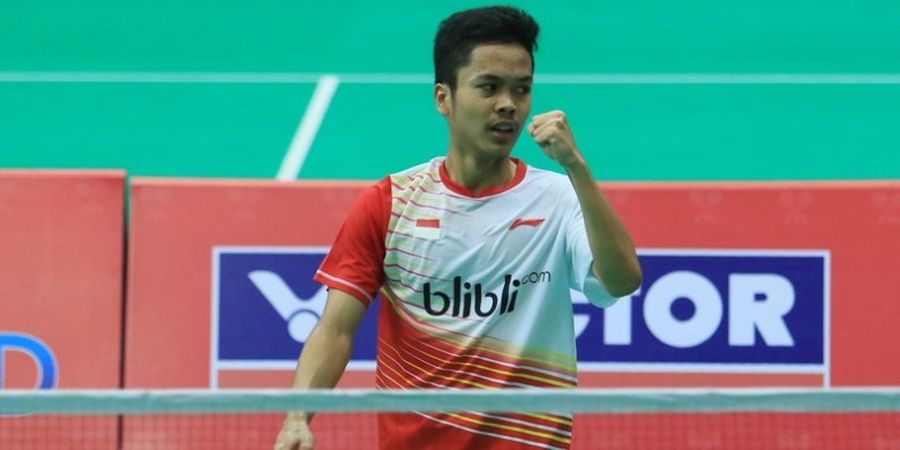 Anthony Ginting Menang, Tim Thomas Indonesia ke Semifinal