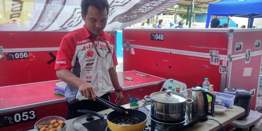 ARRC 2017 di India- Ada Rendang dan Teri Balado di Dapur Tim Balap AHRT Indonesia