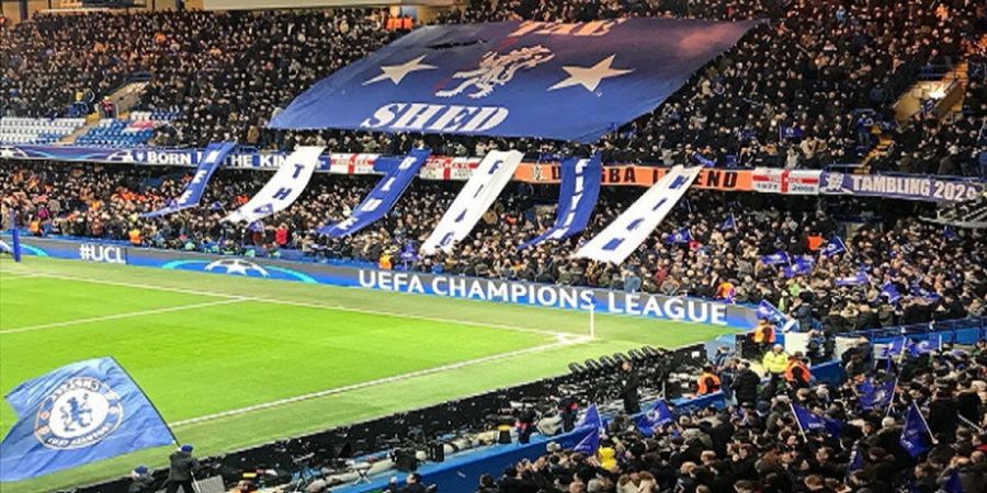 Begini Koreografi yang Diberikan oleh Ultras Chelsea di Liga Champions Melawan Barcelona