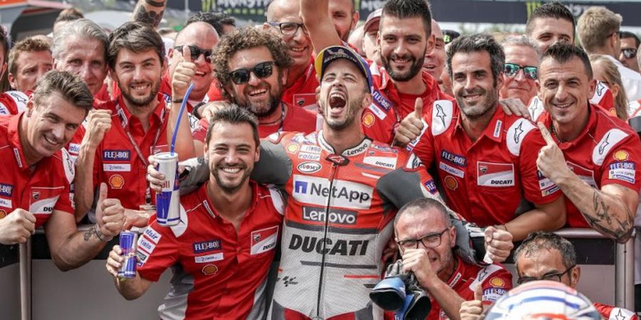 Hasil FP1 MotoGP Aragon 2018 - 4 Motor Ducati Tercepat, Andrea Dovizioso Jadi Raja