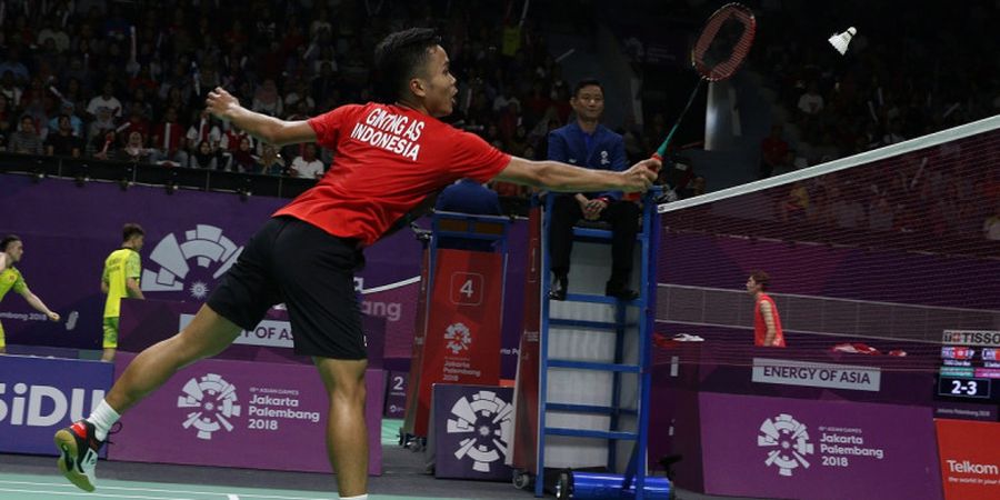 Bulu Tangkis Asian Games 2018 - PBSI Ungkap Kondisi Teranyar Anthony Ginting Jelang Laga Perorangan