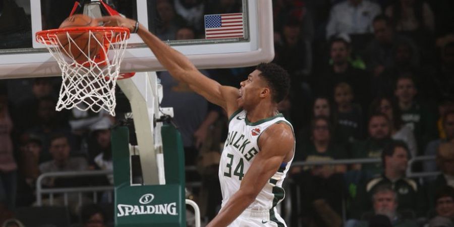 Hasil NBA 2018/19 - Giannis Menggila, Milwaukee Bucks Lumat Sacramento Kings