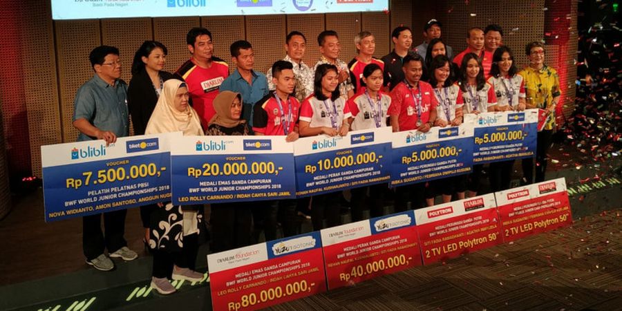 Para Peraih Medali Kejuaraan Dunia Junior 2018 Dapat Bonus dari Djarum Foundation